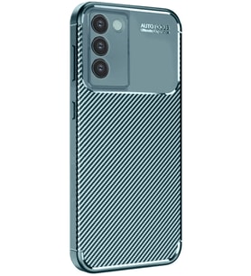 Newface Vivo V30 Lite 4G Kılıf Auto Focus Karbon Kapak - Koyu Yeşil