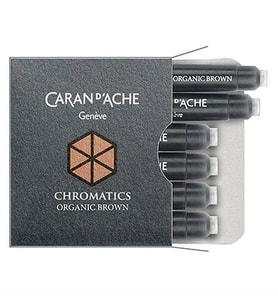 Caran Dache Dolma Kalem Kartuşu Organic Brown 8021-049