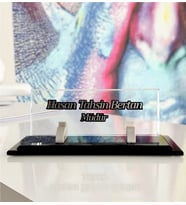 Kişiye Özel Masaüstü İsimlik M523-Gümüş
