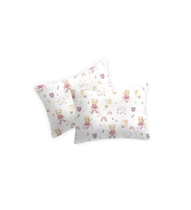 %100 Pamuklu Fermuarlı Bebek Yastık Kılıfı 35x45 ( 2 Adet )