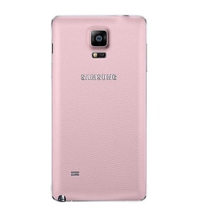 Galaxy Note 4 N910 ile Uyumlu Arka Kapak Pembe EF-ON910SPEGWW