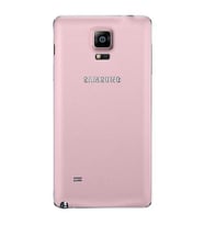 Galaxy Note 4 N910 ile Uyumlu Arka Kapak Pembe EF-ON910SPEGWW