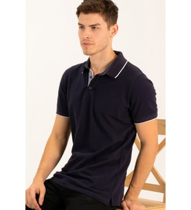 T8579 DEWBERRY ERKEK T-SHIRT-AÇIK LACİVERT