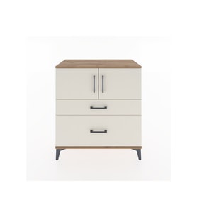 Hyperion Şifonyer 2 Raflı 2 Çekmeceli 2 Kapaklı 88x44x96 Çam-Aytaşı
