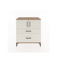 Hyperion Şifonyer 2 Raflı 2 Çekmeceli 2 Kapaklı 88x44x96 Çam-Aytaşı
