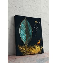 Dekoratif Duvar Kanvas Tablo  Art Kanvas Tablo Şase Germeli Tablo (Karışık)