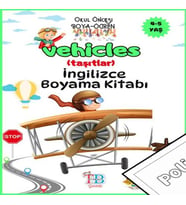 Vehicles(taşıtlar) Boyama Kitabı