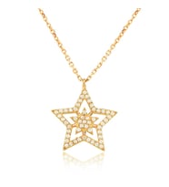 EMILIANO JEWELLERY 925 AYAR GÜMÜŞ ZİRKON TAŞLI YILDIZ KOLYE
