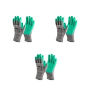 Mafel MF-80 Camcı Yeşil Lateks İş Güvenlik Eldiven - 10/XL - 3 Çift - Paket