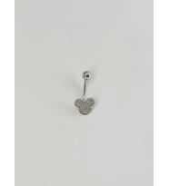 Mickey Mouse Detaylı Göbek Piercing - Pg0063
