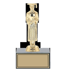 ODAK KUPA - Figürlü Kupalar - Mezuniyet Erkek Figürlü Kupalar FG-001 C - 17 cm