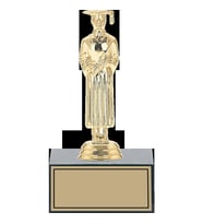 ODAK KUPA - Figürlü Kupalar - Mezuniyet Erkek Figürlü Kupalar FG-001 C - 17 cm