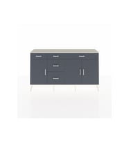 Arges Konsol 2 Raflı 5 Çekmeceli 3 Kapaklı 176x30x99 Aytaşı-Antrasit
