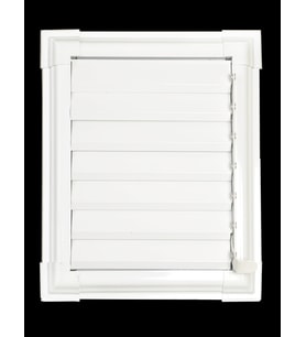 35x45 Alüminyum Beyaz Banyo Wc Havalandırma Panjuru
