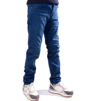 Twister Vegas 724-02 Mavi Yüksek Bel Rahat Paça Erkek Jeans Pantolon