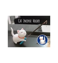 Kedi Tasarımlı Dekoratif Tütsülük