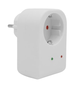 Powermaster PM-18521 Durum Ledli Akım Korumalı Tekli Priz 16 Amper - 3500 Watt Tekli Beyaz
