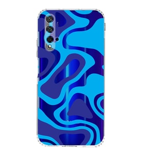 Huawei Honor 20  Kamera korumalı Kapak Renkli Desen Tasarımlı  Şeffaf Kılıf