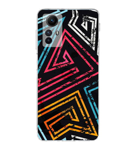 PrintiFy Xiaomi Redmi Note 12S Uyumlu Kamera Korumalı Eskitme Tasarımlı Şeffaf Kılıf