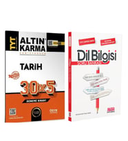 Altın Karma TYT Tarih Deneme ve AKM Dil Bilgisi Soru Bankası Seti 2 Kitap