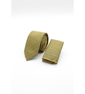 Sarı  Desenli  Accessory  6 Cm Kravat 1090240146