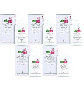 Sebamed Yüz ve Vücut Temizleyici Likit 1000ML (5 Li Set)