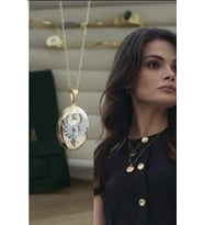 Yeniden Doğuşun Simgesi Çelik  Açılabilir Anka Kuşu Kolye-GOLD