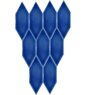 Armada Çini 05X15 Cm Düz Yaprak Kobalt Seramik