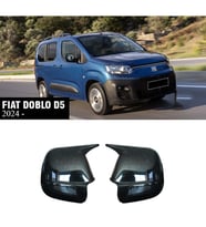 Fiat Doblo D5 Batman Yarasa Ayna Kapağı Piona Black ABS 2024 2025