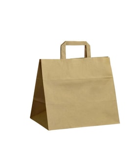 Kraft İçten Saplı Kağıt Çanta 32x26x21cm 500 ADET