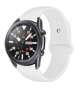 Amazfit GTS Bip Lite S Kordon Silikon Spor Band (Beyaz)