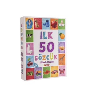 Bebeğimin İlk 50 Sözcüğü Eğitim Seti - Bebek Gelişim Oyuncağı (Beyaz)