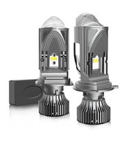 Led far ampulü beyaz H4 50w 12v 22000Lm csp chip lens canbus / LAAM979