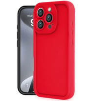 Newface Apple iPhone 16 Pro Max Kılıf Viera Silikon - Kırmızı