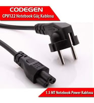 CODEGEN CODEGEN CPV122 3x0.75mm 1.5metre Notebook Power Kablosu