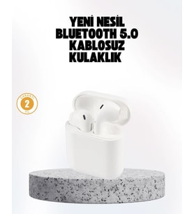 Hızlı Şarj Destekli 2. Nesil Bluetooth 5.0 Ergonomik Kulaklık (Çok Renkli)