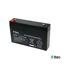 Ttec 6V 7AH Bakımsız Kuru Akü