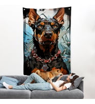 Doberman Duvar Örtüsü-7828
