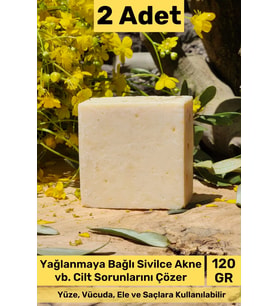 #sabun %100 Doğal Güzel Kokulu El Yüz Saç Cilt Vücut Orijinal Bitkisel Limon Sabunu 120g - 2 Adet