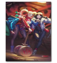 Cakatablo MDF (Ahşap) Tablo Harley Quinn Joker Kızlar Görseli