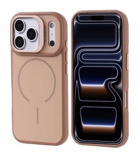 Apple iPhone 17 Pro Kılıf M-safe Şarj Özellikli Kamera Standlı Zore Notron Kapak