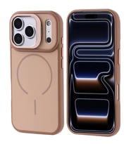 Apple iPhone 17 Pro Kılıf M-safe Şarj Özellikli Kamera Standlı Zore Notron Kapak