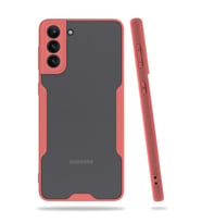 Samsung Galaxy S21 Plus Kılıf Platin Silikon - Pembe