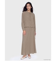LCW Modest Sarı Beli Fermuarlı A Kesim Etek