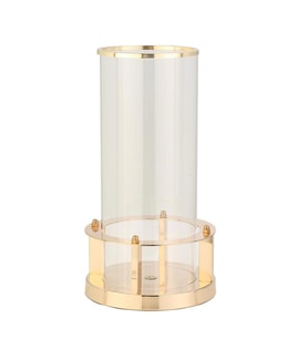 Vitale Carre Cam Mumluk Gold 19x19x35 cm AK.JD0088