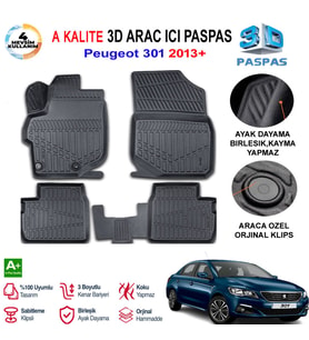 Peugeot 301 3D Paspas Havuzlu Pro 2013 Sonrası