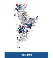 TBS-8494 ORTA BOY ANKA KUŞU DESEN GEÇİCİ DÖVME-TATTO