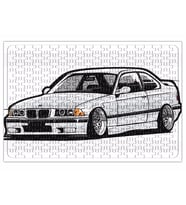Bmw Stanced Out E36 Puzzle 240 Parça Yapboz