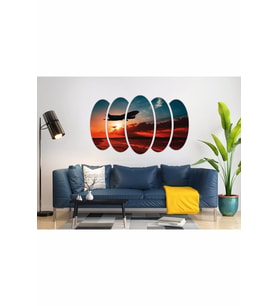 UÇAK GÖKYÜZÜ MDF TABLO-1326