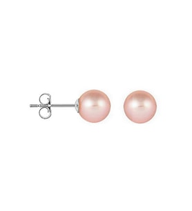 Top Pembe Inci Küpe 10 Mm